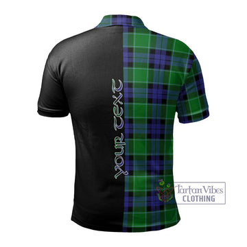 Monteith Tartan Polo Shirt with Family Crest and Half Of Me Style - Tartan Vibes Clothing