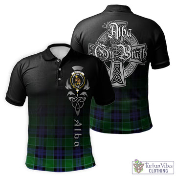 Monteith Tartan Polo Shirt Featuring Alba Gu Brath Family Crest Celtic Inspired - Tartan Vibes Clothing