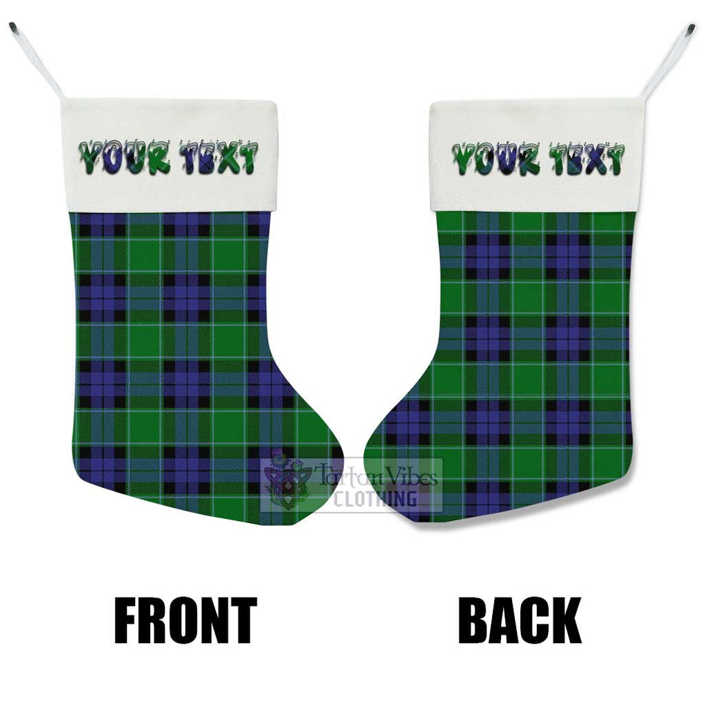 Monteith Tartan Christmas Stocking with Personalized Text - Tartan Vibes Clothing