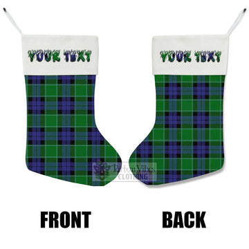 Monteith Tartan Christmas Stocking with Personalized Text - Tartan Vibes Clothing