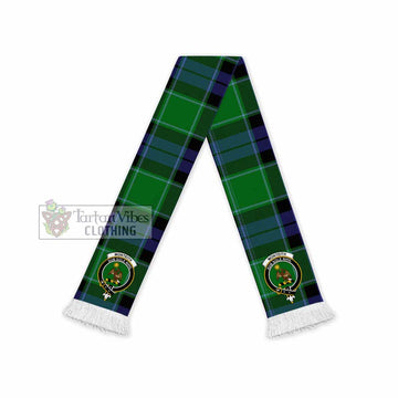 Tartan Vibes Clothing Monteith Tartan Ruffneck Scarf with Family Crest