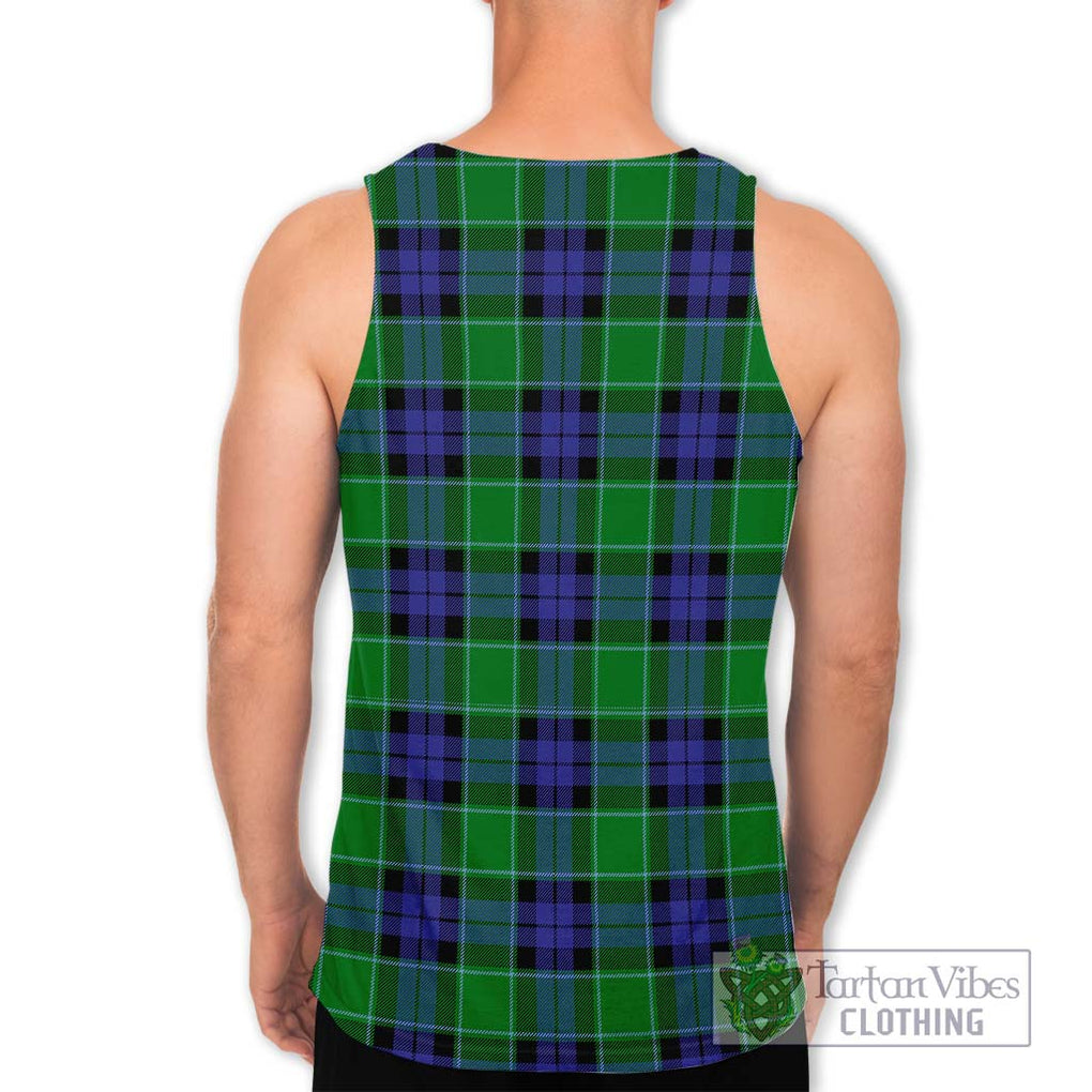 Monteith Tartan Men's Tank Top with Family Crest DNA In Me Style - Tartan Vibes Clothing