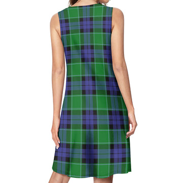 Monteith Tartan Womens Casual Dresses - Tartanvibesclothing