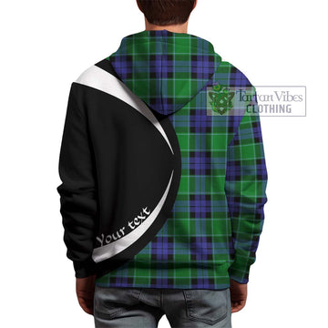 Monteith Tartan Hoodie with Family Crest Circle Style - Tartan Vibes Clothing