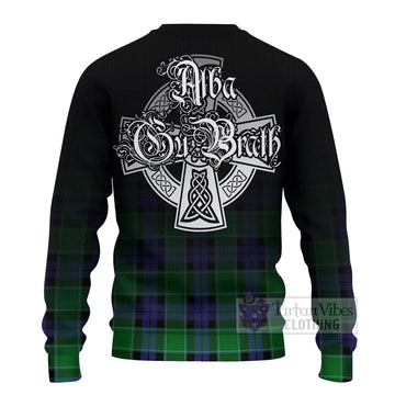 Monteith Tartan Ugly Sweater Featuring Alba Gu Brath Family Crest Celtic Inspired - Tartan Vibes Clothing