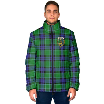 Monteith Tartan Padded Jacket with Family Crest