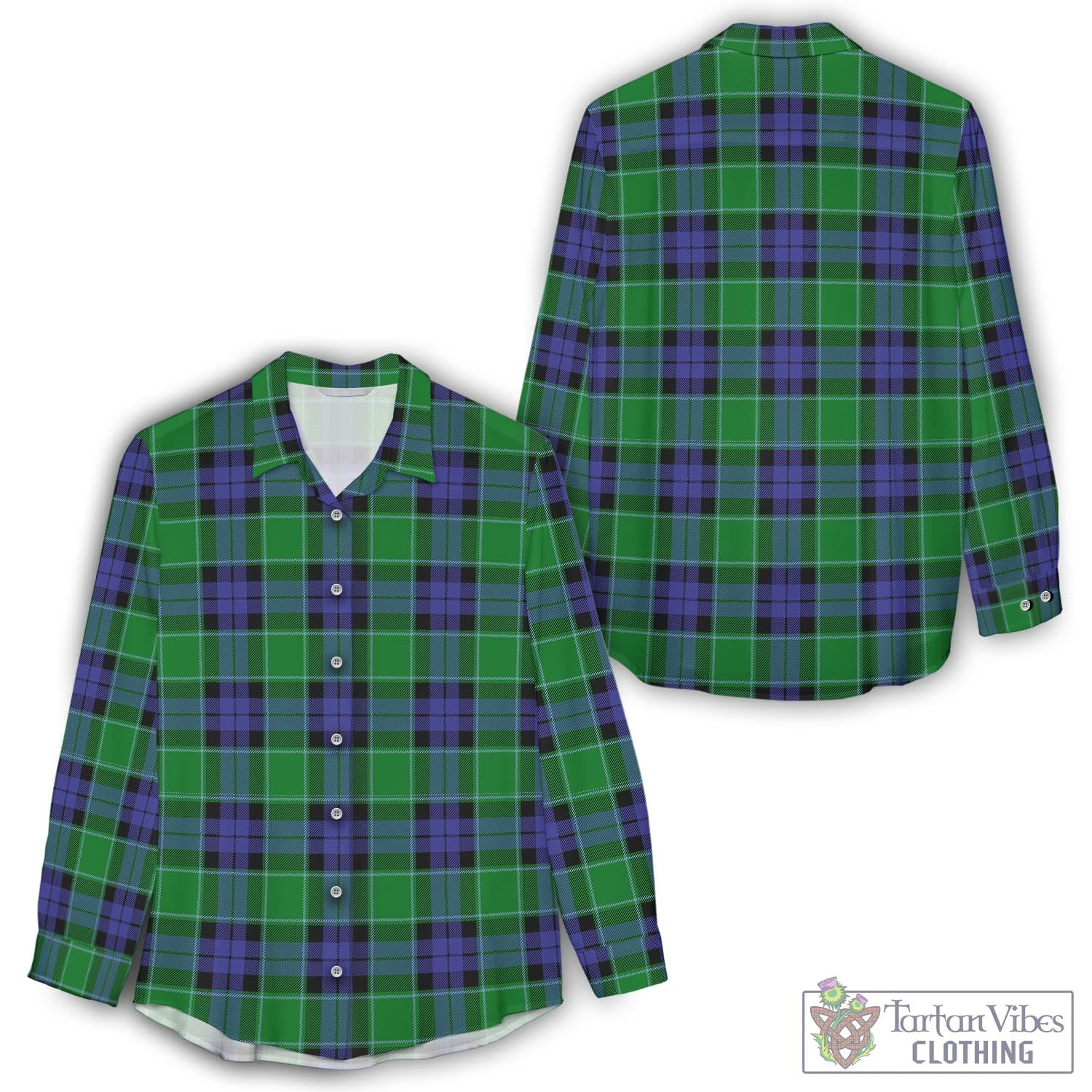 Monteith Tartan Women's Casual Shirt - Tartan Vibes Clothing
