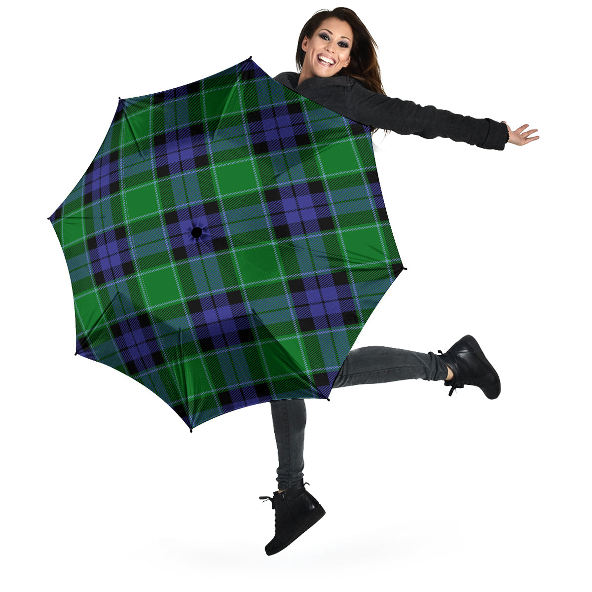Monteith Tartan Umbrella - Tartan Vibes Clothing