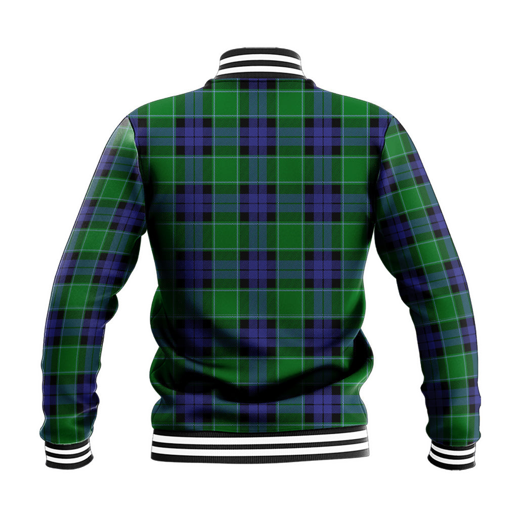Monteith Tartan Baseball Jacket with Family Crest - Tartan Vibes Clothing