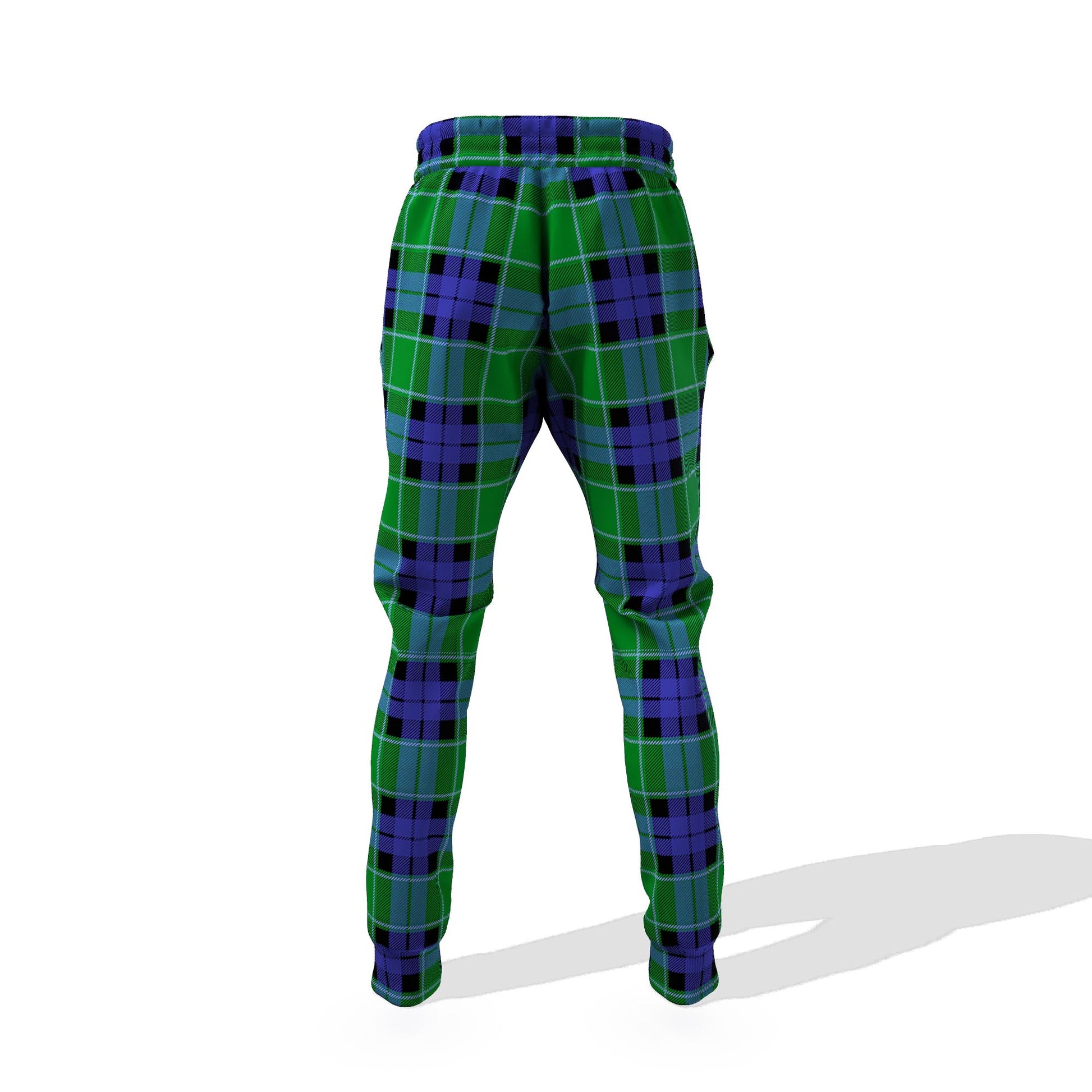 Monteith Tartan Joggers Pants with Family Crest - Tartanvibesclothing
