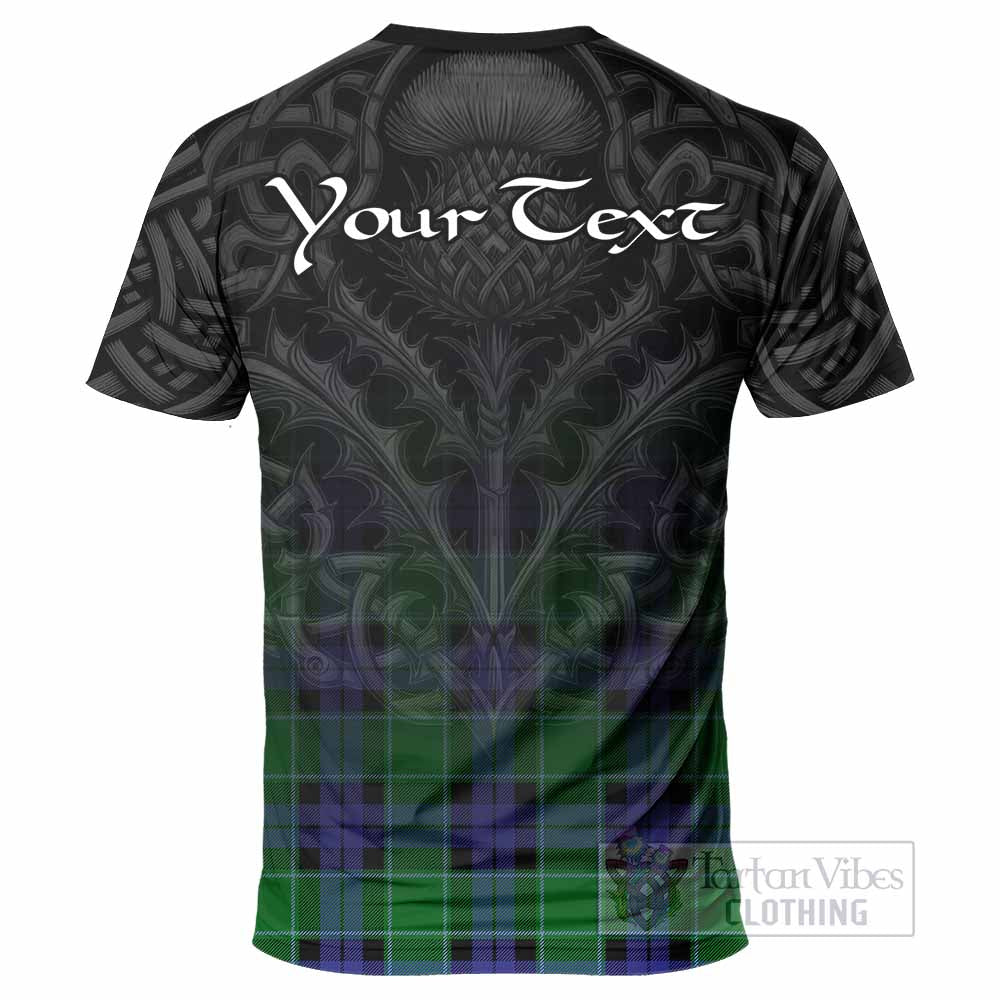 Monteith Tartan T-Shirt with Family Crest Celtic Thistle Vibes - Tartan Vibes Clothing