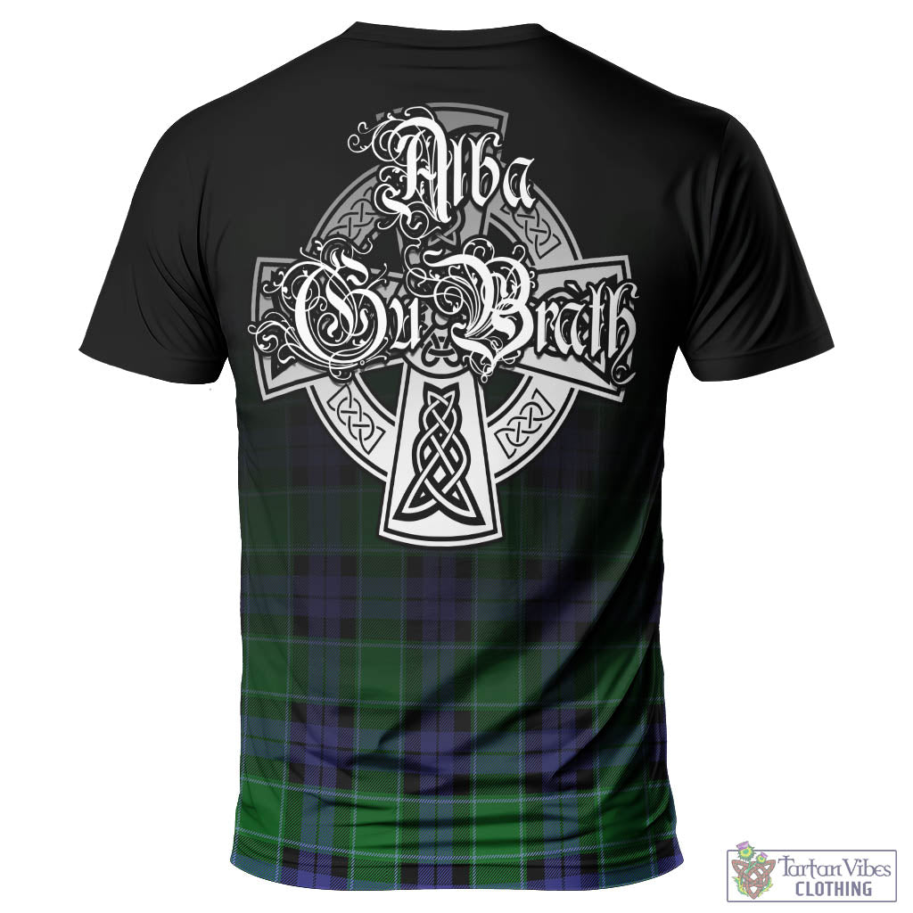 Monteith Tartan T-Shirt Featuring Alba Gu Brath Family Crest Celtic Inspired - Tartan Vibes Clothing