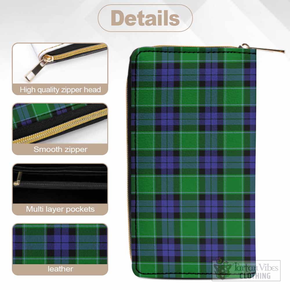Monteith Tartan Women's Leather Wallet - Tartan Vibes Clothing