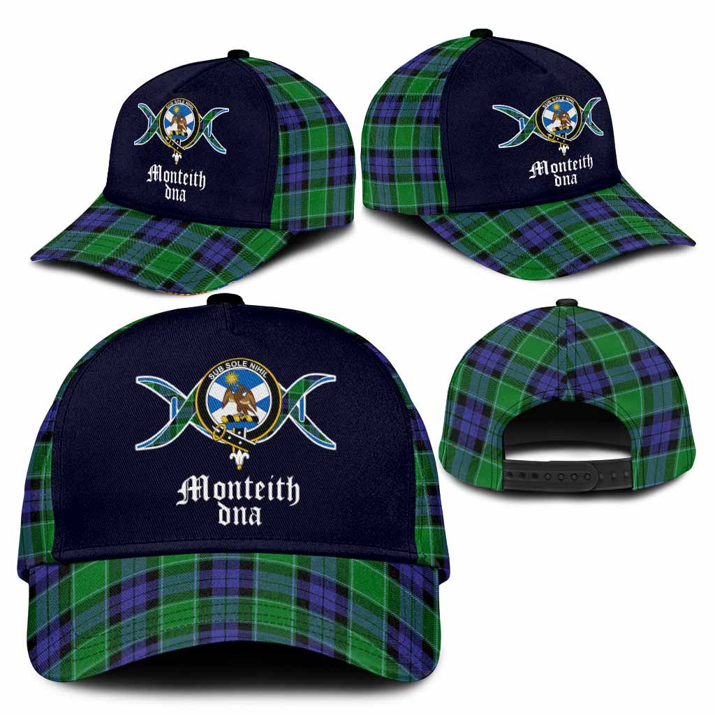 Monteith Clan DNA Tartan Classic Cap - Tartan Vibes Clothing