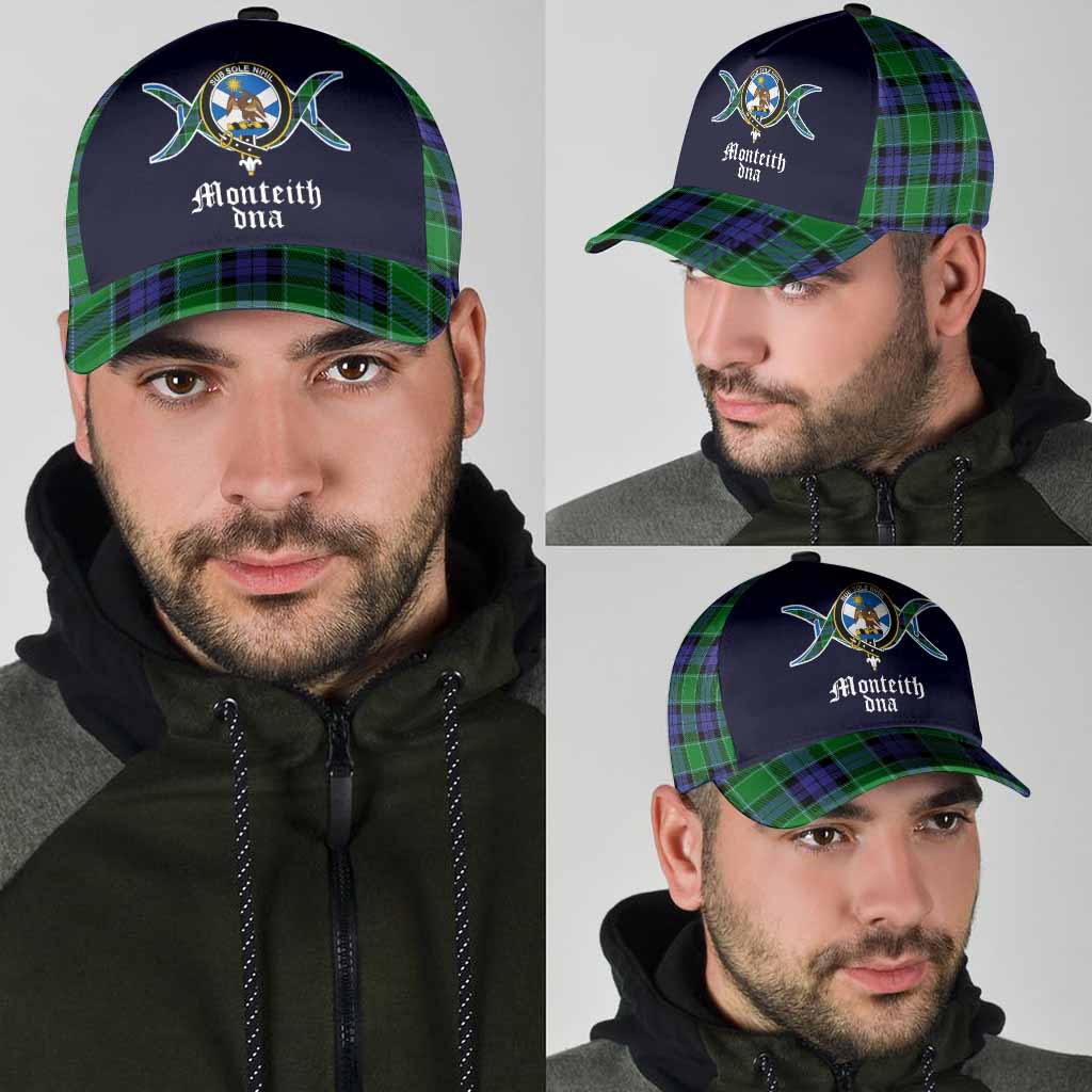 Monteith Clan DNA Tartan Classic Cap - Tartan Vibes Clothing