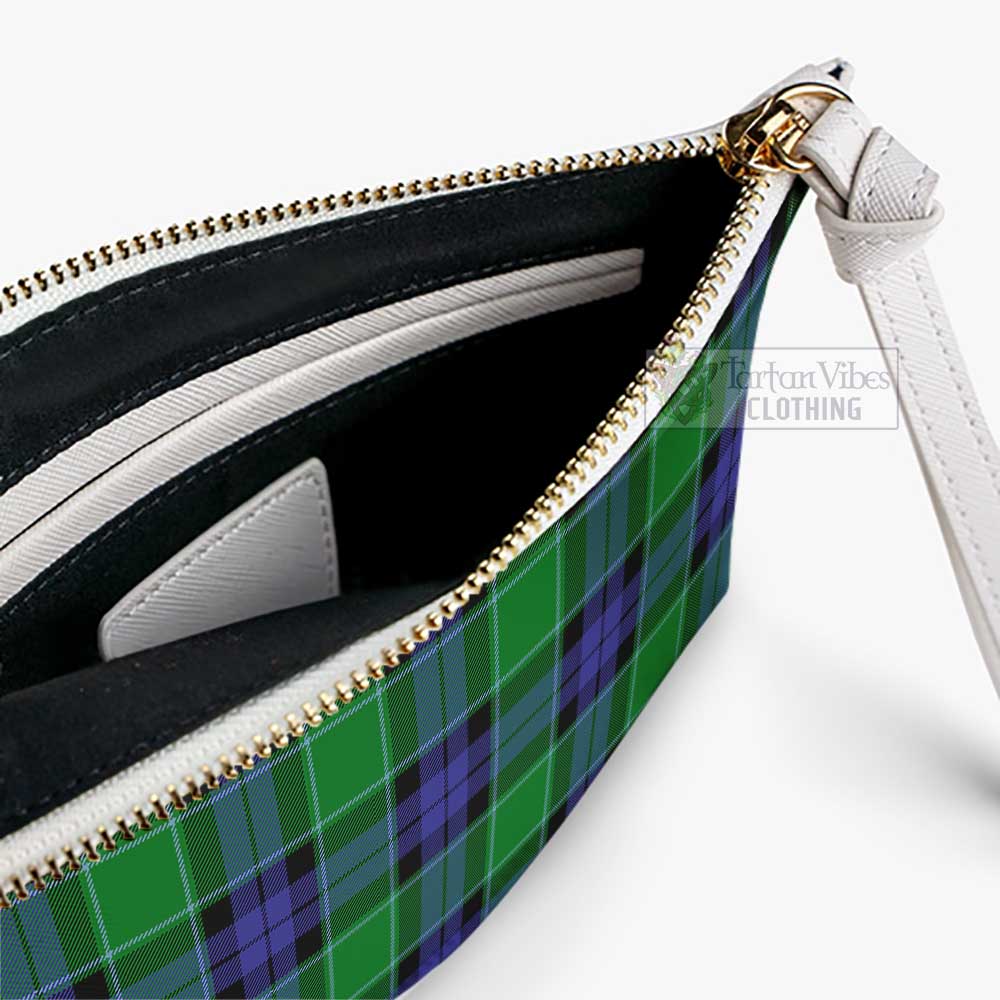 Tartan Vibes Clothing Monteith Family Crest Tartan Clutch Bag