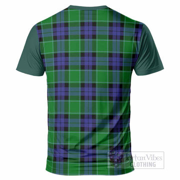Monteith Tartan Accent T-Shirt with Family Crest