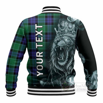 Monteith Tartan Baseball Jacket Roaring Lion Heritage