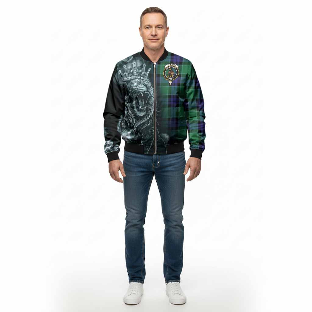 Monteith Tartan Bomber Jacket Roaring Lion Heritage