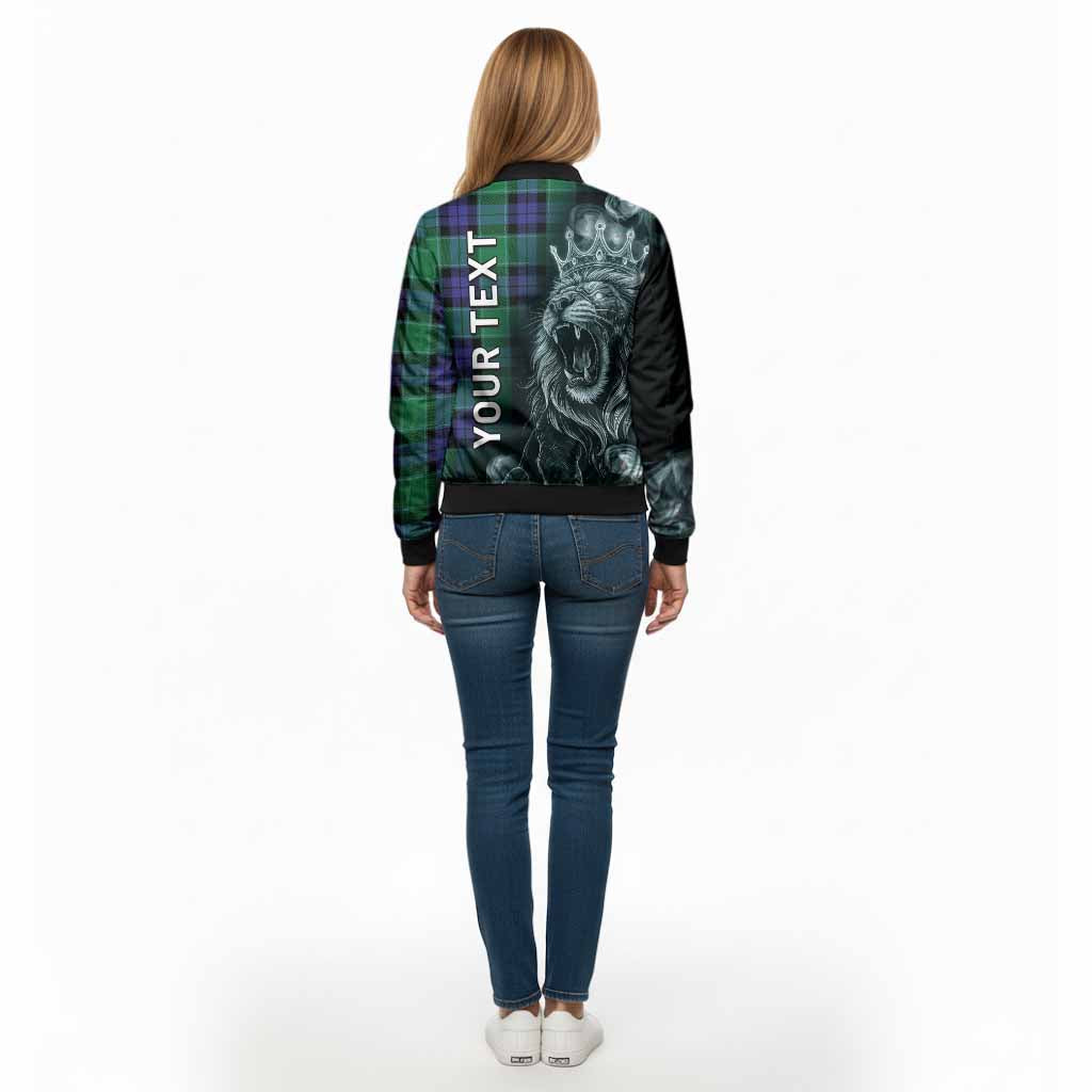 Monteith Tartan Bomber Jacket Roaring Lion Heritage