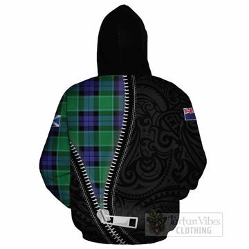 Monteith Tartan Cotton Hoodie New Zealand Pattern Unique Zipper Stylized