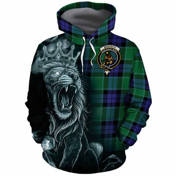 Monteith Tartan Cotton Hoodie Roaring Lion Heritage