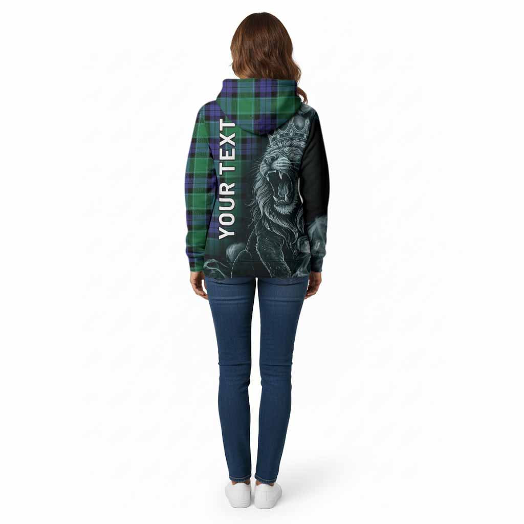 Monteith Tartan Cotton Hoodie Roaring Lion Heritage