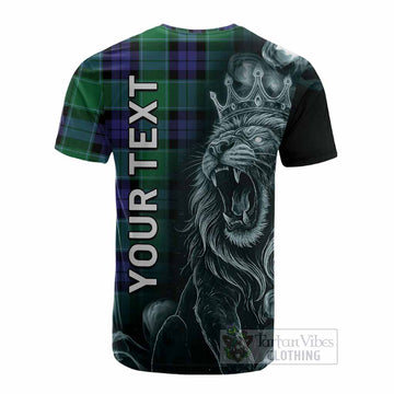 Monteith Tartan Cotton T-shirt Roaring Lion Heritage