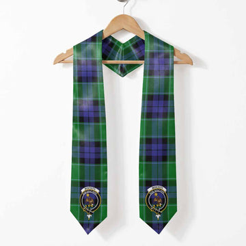Monteith Tartan Crest Graduation Stole One Size - 72" x 5" - Tartan Vibes Clothing
