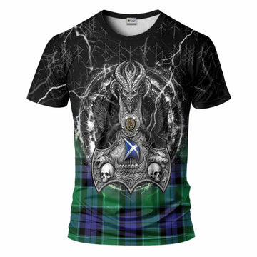 Monteith Tartan Crest T-Shirt Celtic Odin's Raven Legacy
