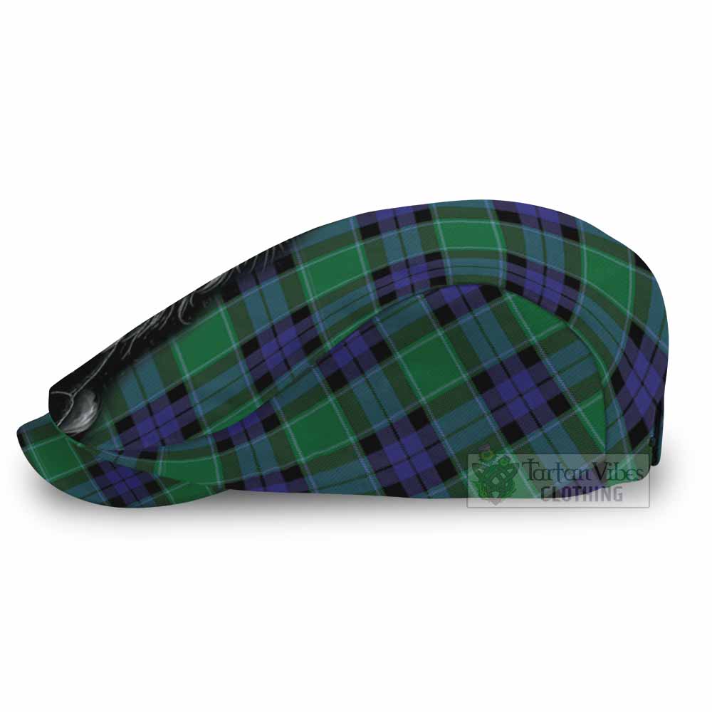 Monteith Tartan Flat Cap, Jeff Cap Roaring Lion Heritage - Tartan Vibes Clothing