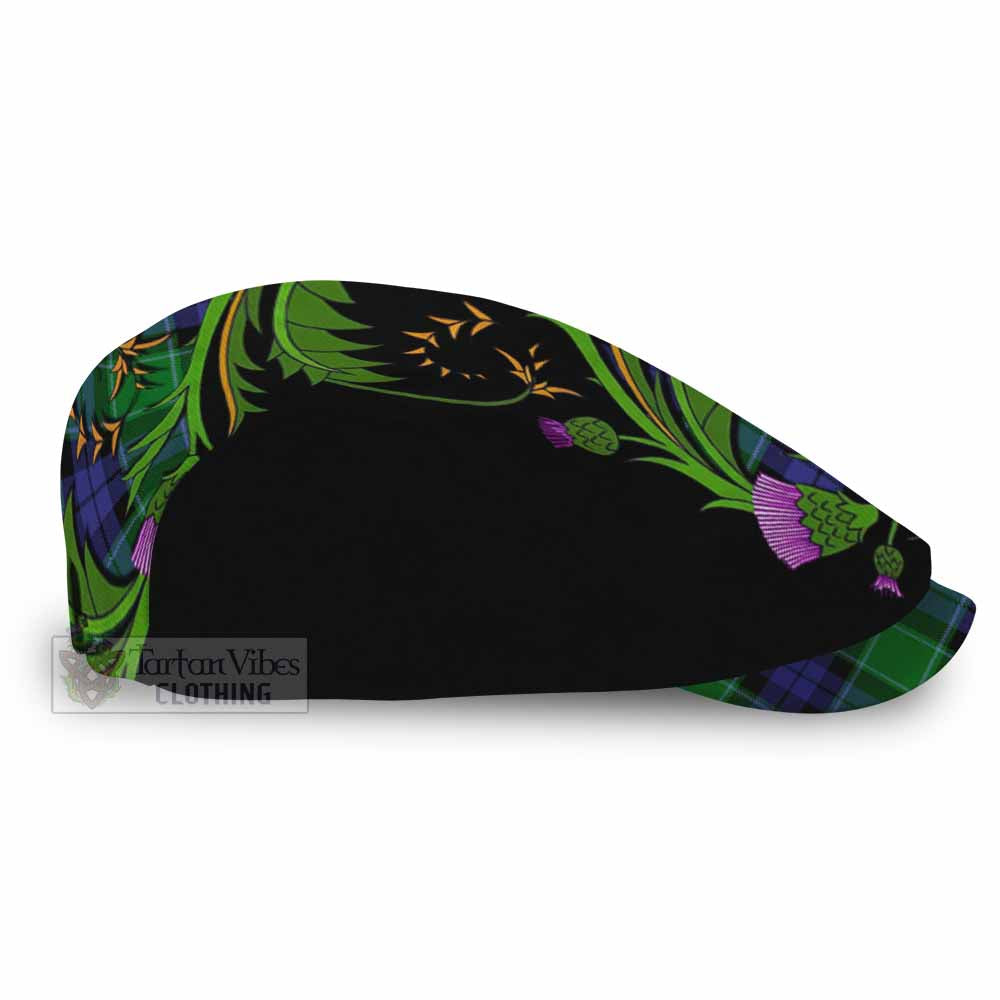 Monteith Tartan Flat Cap, Jeff Cap Scottish Thistle Pride Heritage Art - Tartan Vibes Clothing