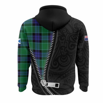 Monteith Tartan Hoodie New Zealand Pattern Unique Zipper Stylized