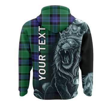 Monteith Tartan Hoodie Roaring Lion Heritage