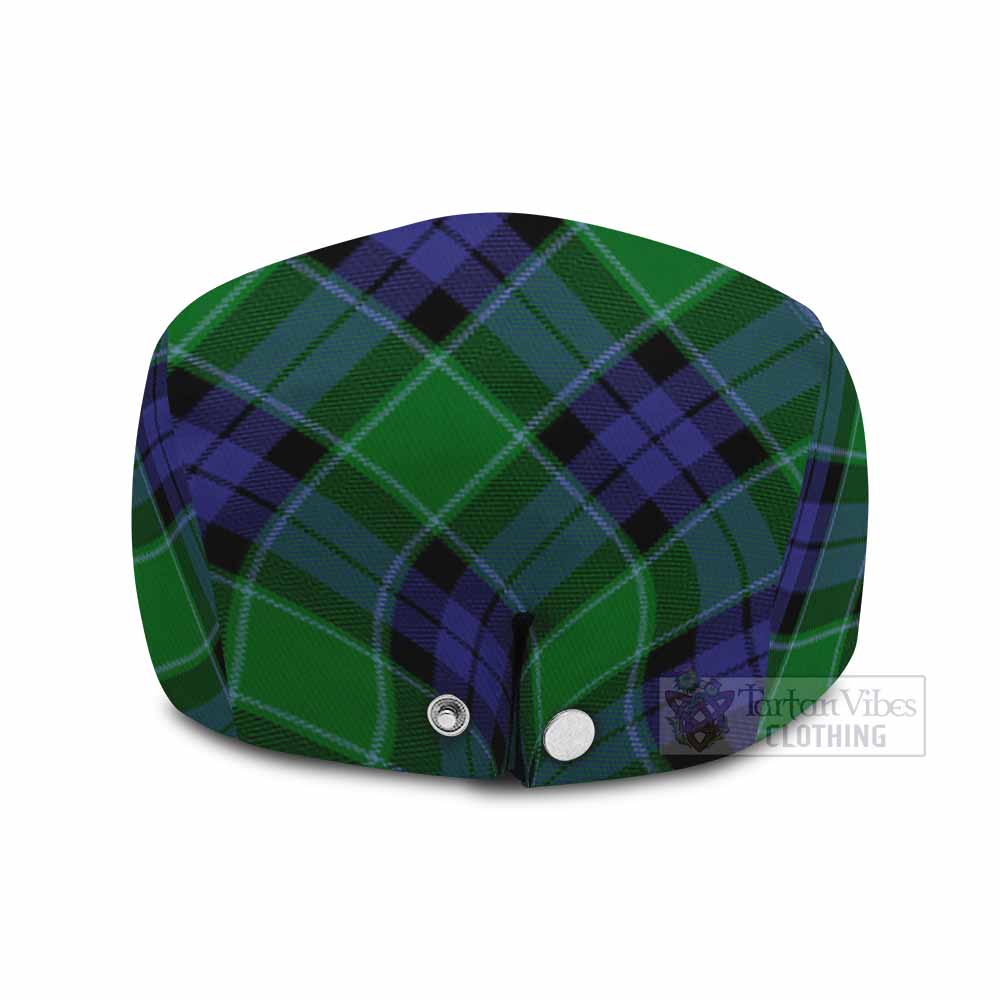 Monteith Tartan Flat Cap, Jeff Cap Cross Style - Tartan Vibes Clothing