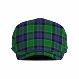 Monteith Tartan Jeff Cap, Tartan Flat Cap Jeff Hat - Tartan Vibes Clothing