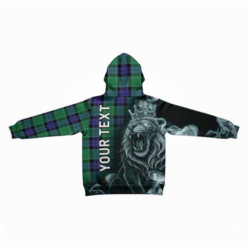 Monteith Tartan Kid Hoodie Roaring Lion Heritage