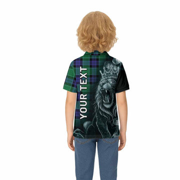Monteith Tartan Kid Polo Shirt Roaring Lion Heritage