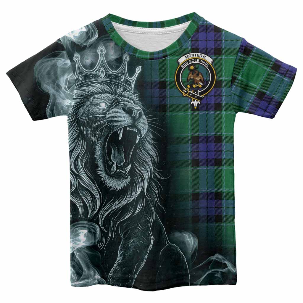 Monteith Tartan Kid T-shirt Roaring Lion Heritage