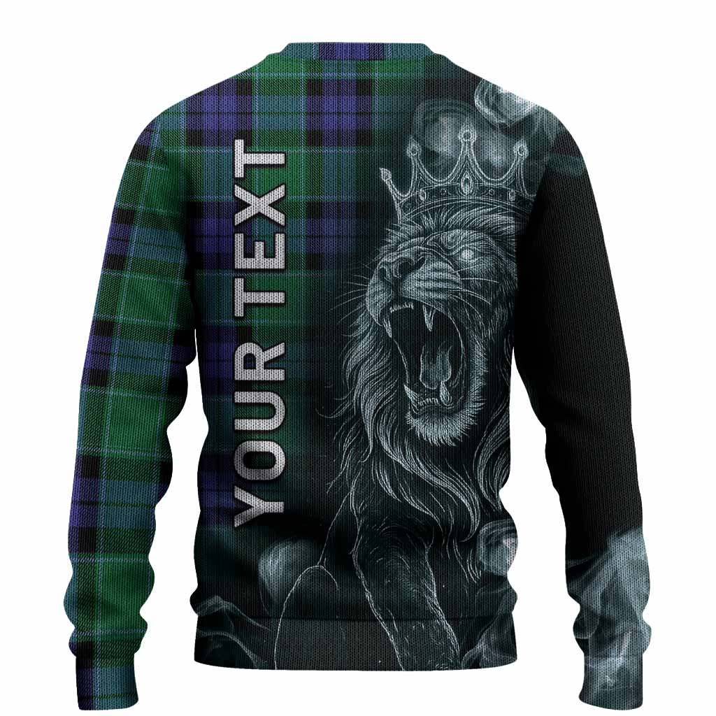 Monteith Tartan Knitted Sweater Roaring Lion Heritage