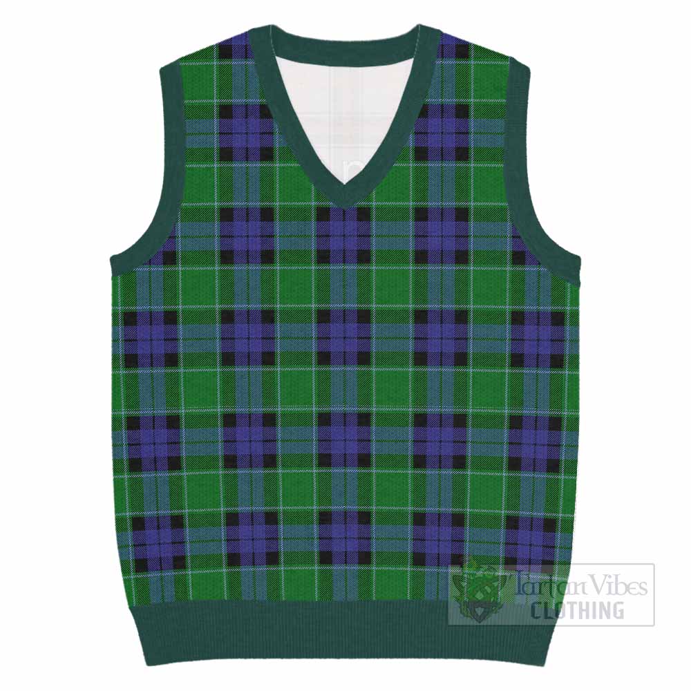 Monteith Tartan Knitted V-Neck Vest - Tartan Vibes Clothing