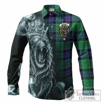 Monteith Tartan Long Sleeve Button Shirts Roaring Lion Heritage