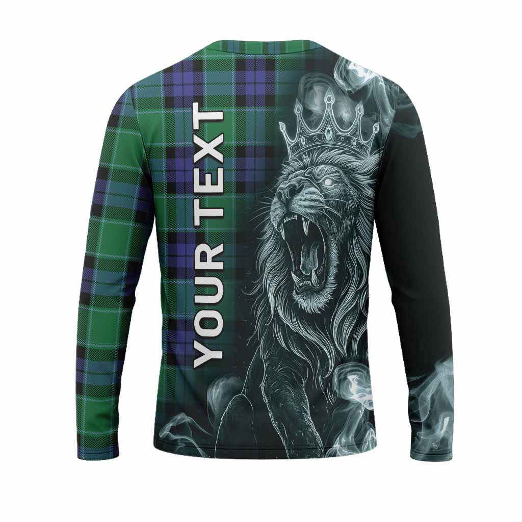 Monteith Tartan Long Sleeve T-Shirt Roaring Lion Heritage