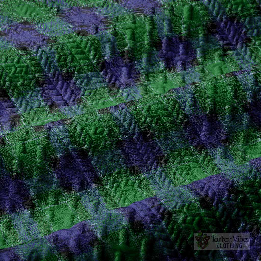 Monteith Tartan Men’s Polo Sweater Top with Family Crest