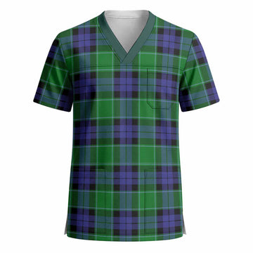 Monteith Tartan Scrub Top - Tartan Vibes Clothing