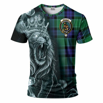 Monteith Tartan T-Shirt Roaring Lion Heritage