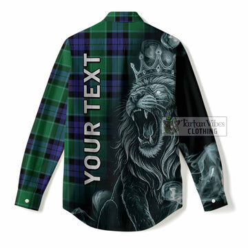 Monteith Tartan Women Casual Shirt Roaring Lion Heritage
