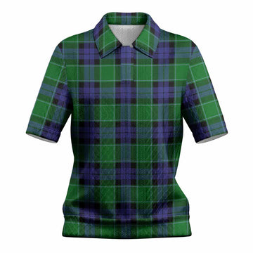 Monteith Tartan Women’s Polo Sweater Top