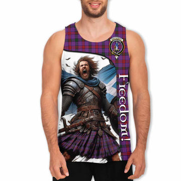 Montgomery Crest Tartan Men's Tank Top Inspired by the Freedom of Scottish Warrior