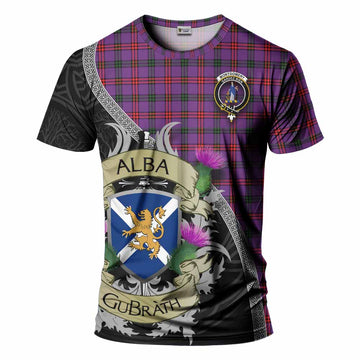 Tartan Vibes Clothing Montgomery Tartan Family Crest T-Shirt Lion Rampant Royal Thistle Shield Celtic Inspired